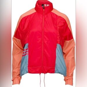 Adidas Red Windbreaker Jacket
